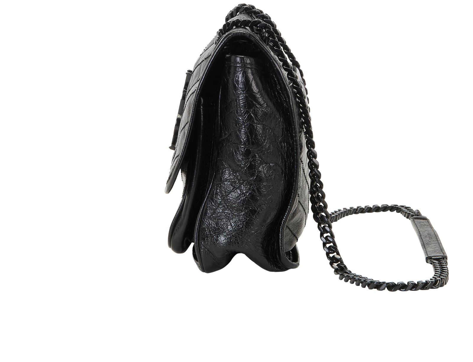 Medium Niki, &pound;1,200, Handbags, Black, Leather, Bottom view